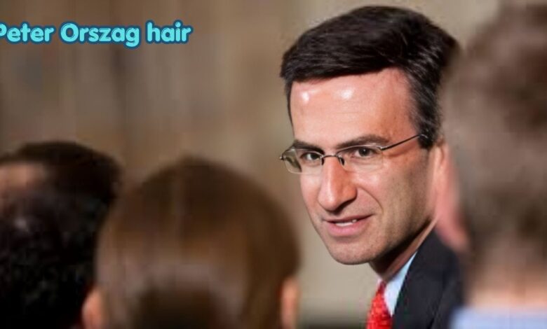 Peter Orszag hair