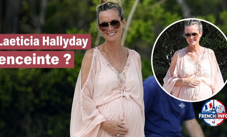 Laeticia Hallyday enceinte